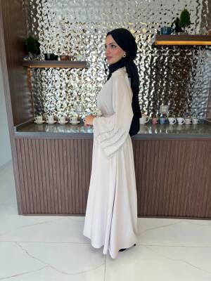 Boyun Taş İşlemli Kemer Aksesurlı Elbise S16044 - 15