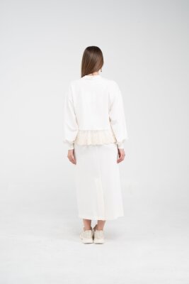 Dantel Detaylı İkili Takım K8068 - 4