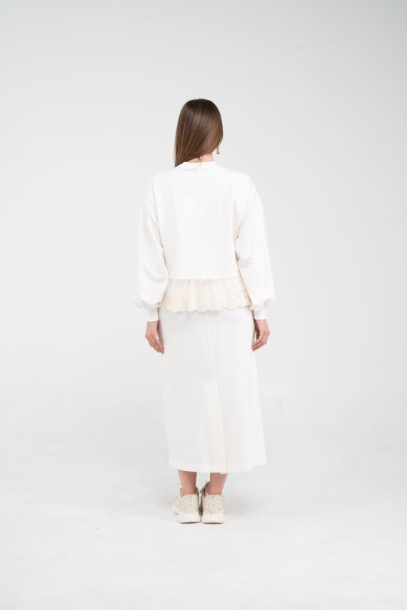 Dantel Detaylı İkili Takım K8068 - 4