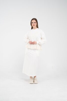 Dantel Detaylı İkili Takım K8068 - SASİLVA