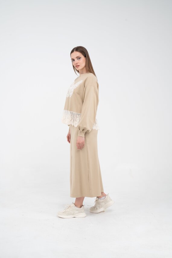 Dantel Detaylı İkili Takım K8068 - 9