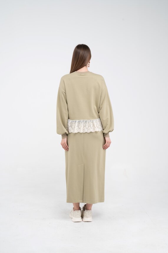 Dantel Detaylı İkili Takım K8068 - 16