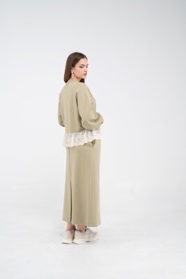 Dantel Detaylı İkili Takım K8068 - 14