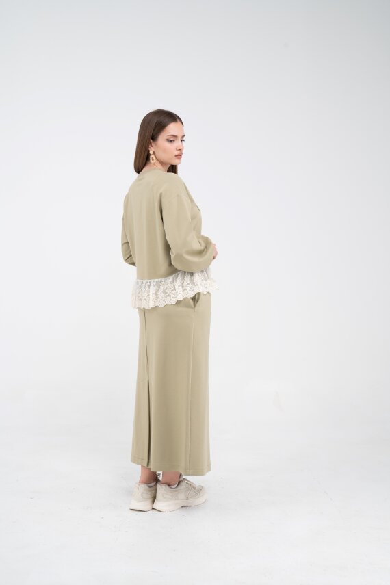 Dantel Detaylı İkili Takım K8068 - 14