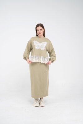 Dantel Detaylı İkili Takım K8068 - 15