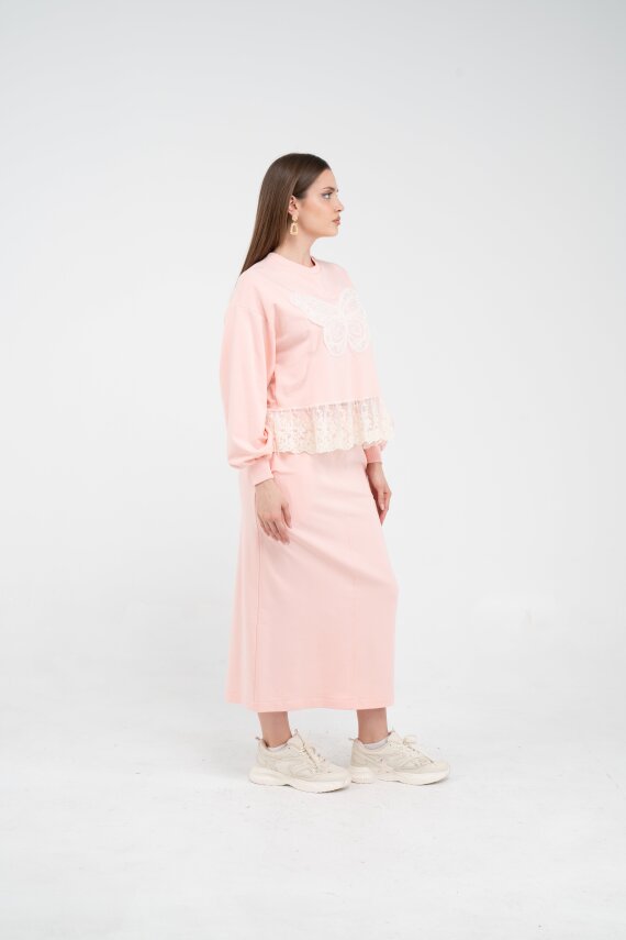 Dantel Detaylı İkili Takım K8068 - 21