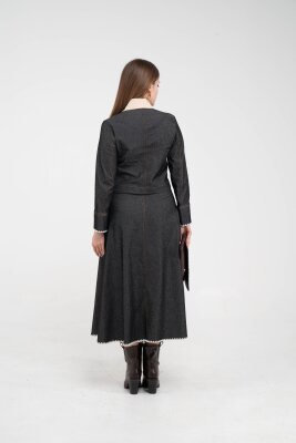 Dikiş Detaylı Şık İkili Kadın Takım 8087 - 10