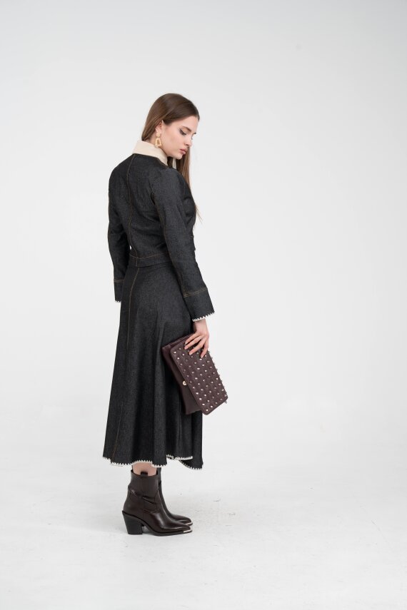 Dikiş Detaylı Şık İkili Kadın Takım 8087 - 7