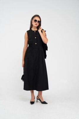 Düğme Detaylı Ceketli Elbise Takım K8062 - 17