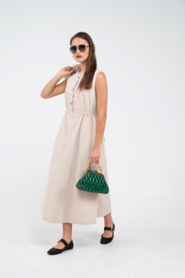 Düğme Detaylı Ceketli Elbise Takım K8062 - 31