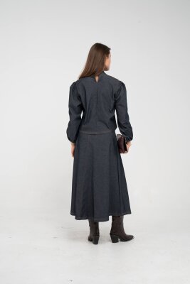 Fiyonk Yaka Detaylı Modern İkili Kadın Takım 1765 - 22