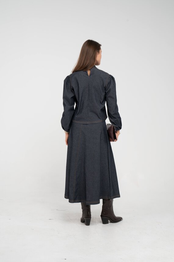 Fiyonk Yaka Detaylı Modern İkili Kadın Takım 1765 - 22