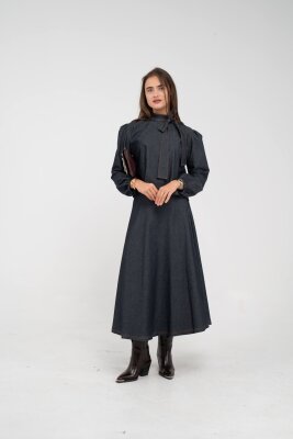 Fiyonk Yaka Detaylı Modern İkili Kadın Takım 1765 - 16