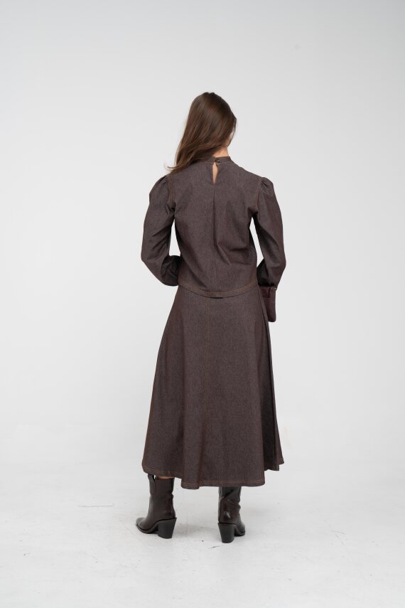 Fiyonk Yaka Detaylı Modern İkili Kadın Takım 1765 - 32