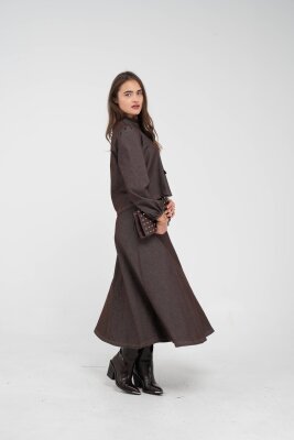 Fiyonk Yaka Detaylı Modern İkili Kadın Takım 1765 - 26