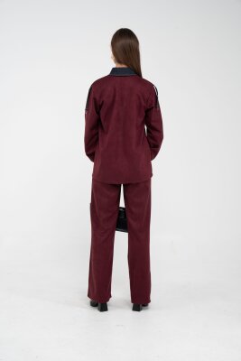 Kadife Jean Detaylı İkili Takım K1744 - 6