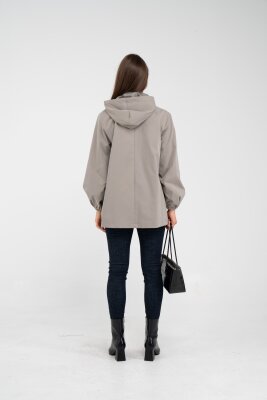 Kapüşonlu Çift Düğmeli Trençkot K8051 - 20