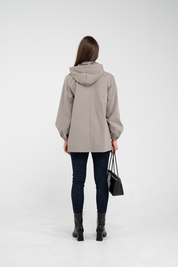 Kapüşonlu Çift Düğmeli Trençkot K8051 - 20