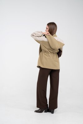 Kontrast Tasarım Yelek Detaylı Kadın Tunik 8085 - 12