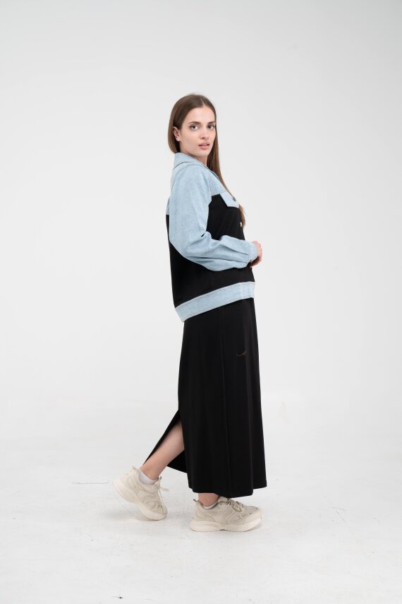 Kot Detaylı İkili Takım K1723 - 5