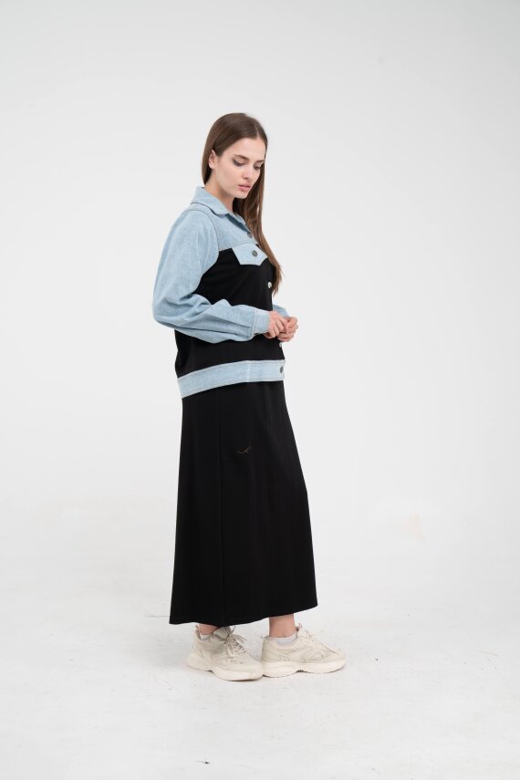 Kot Detaylı İkili Takım K1723 - 6