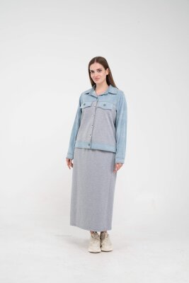 Kot Detaylı İkili Takım K1723 - 10