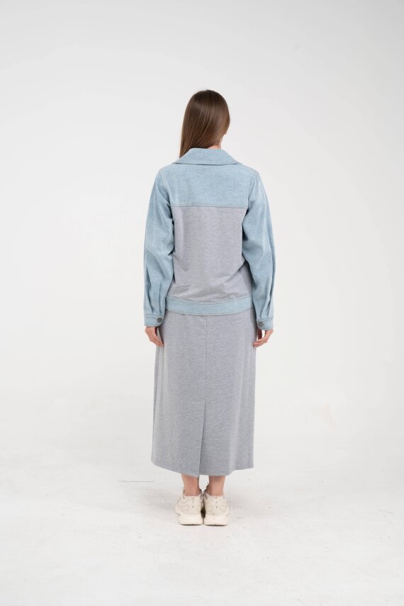 Kot Detaylı İkili Takım K1723 - 17