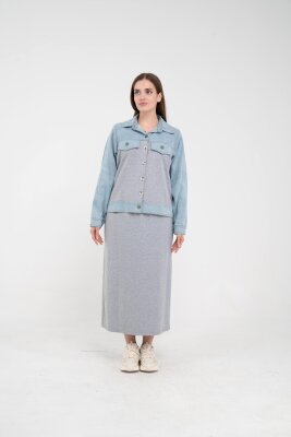 Kot Detaylı İkili Takım K1723 - 16