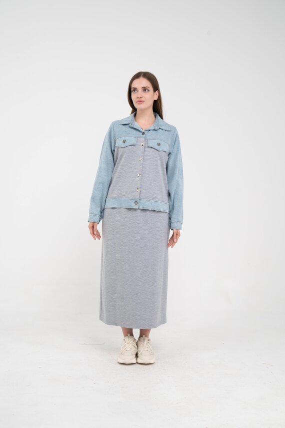 Kot Detaylı İkili Takım K1723 - 16