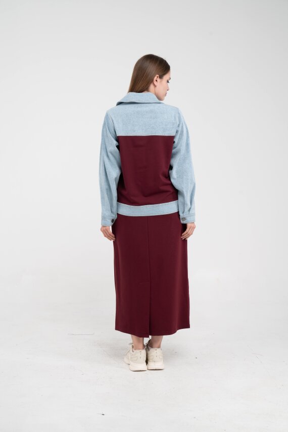 Kot Detaylı İkili Takım K1723 - 24