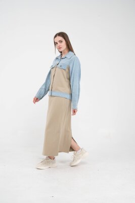 Kot Detaylı İkili Takım K1723 - 28