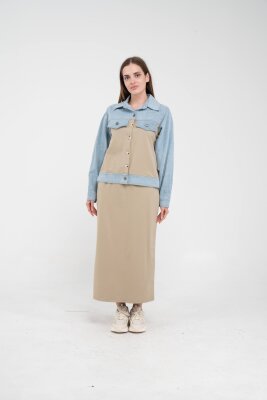 Kot Detaylı İkili Takım K1723 - 30