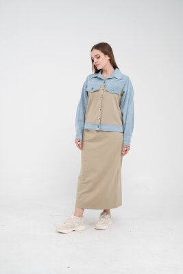 Kot Detaylı İkili Takım K1723 - 32