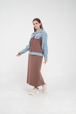 Kot Detaylı İkili Takım K1723 - 36