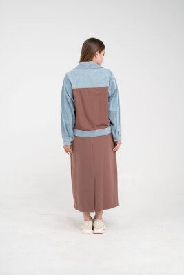 Kot Detaylı İkili Takım K1723 - 41