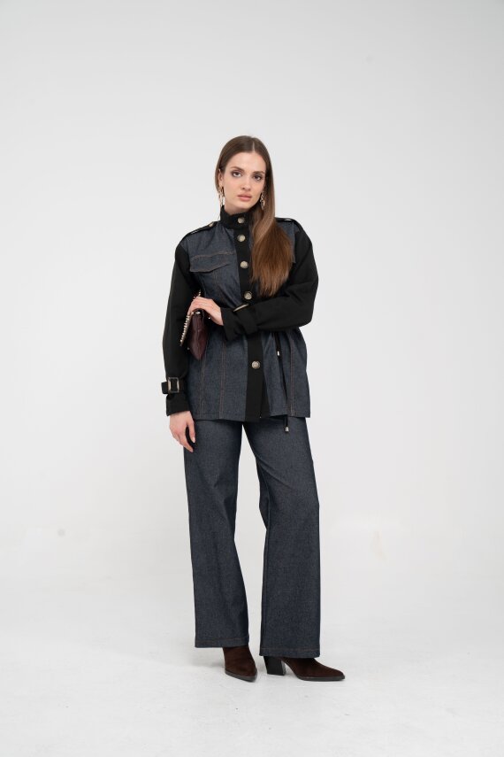 Kot Görünümlü Detaylı İkili Takım K1754 - 6