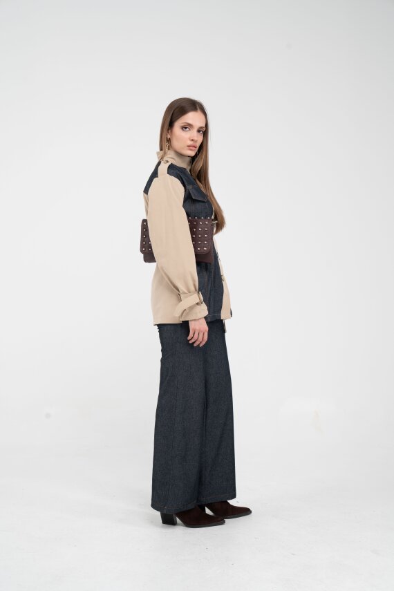 Kot Görünümlü Detaylı İkili Takım K1754 - 7