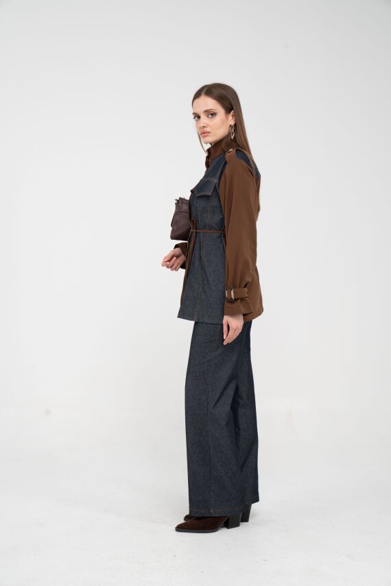 Kot Görünümlü Detaylı İkili Takım K1754 - 14