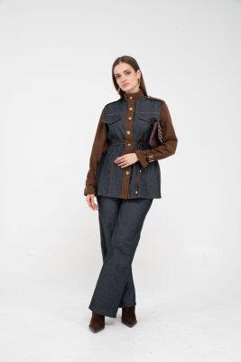 Kot Görünümlü Detaylı İkili Takım K1754 - 17