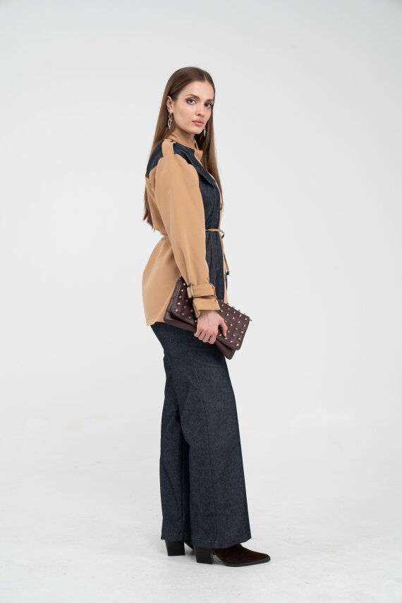 Kot Görünümlü Detaylı İkili Takım K1754 - 22