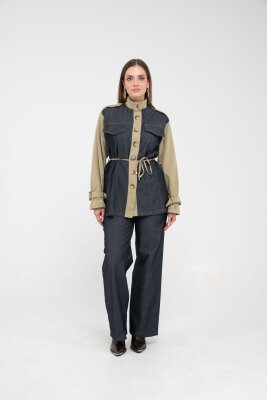 Kot Görünümlü Detaylı İkili Takım K1754 - 26