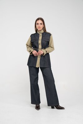 Kot Görünümlü Detaylı İkili Takım K1754 - 27