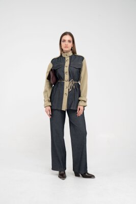 Kot Görünümlü Detaylı İkili Takım K1754 - 31