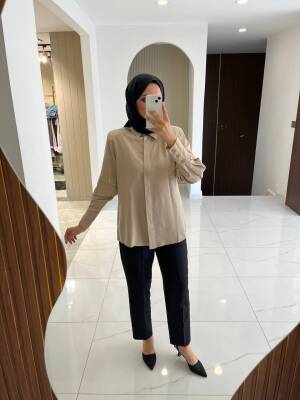 Metal Aksesurlı Basıc Gömlek GMK08009 - 12