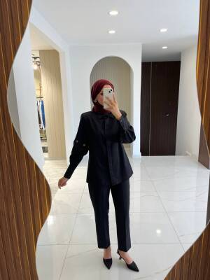 Metal Aksesurlı Basıc Gömlek GMK08009 - 30