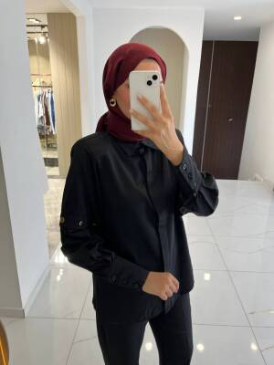 Metal Aksesurlı Basıc Gömlek GMK08009 - 31