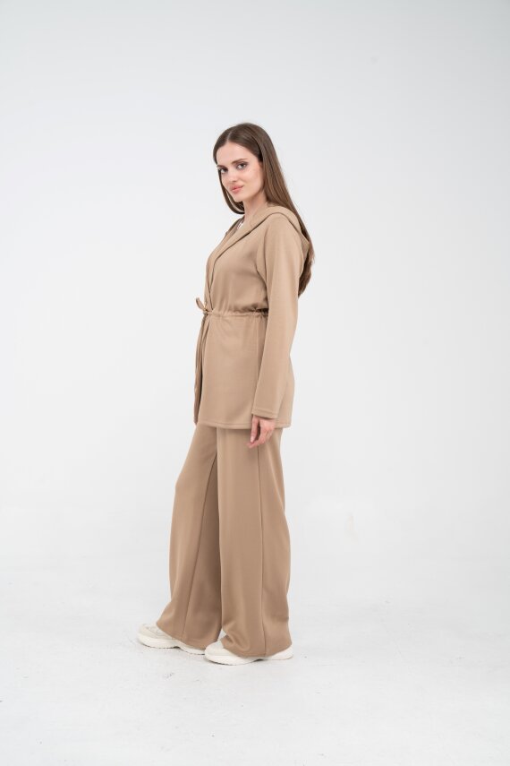 Rahat Kalıp Kapüşonlu Kadın Takım 1726 - 2