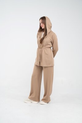 Rahat Kalıp Kapüşonlu Kadın Takım 1726 - 7