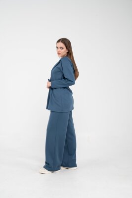 Rahat Kalıp Kapüşonlu Kadın Takım 1726 - 21