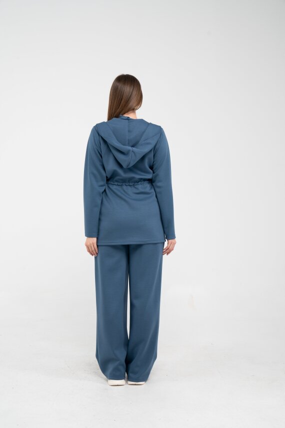 Rahat Kalıp Kapüşonlu Kadın Takım 1726 - 27